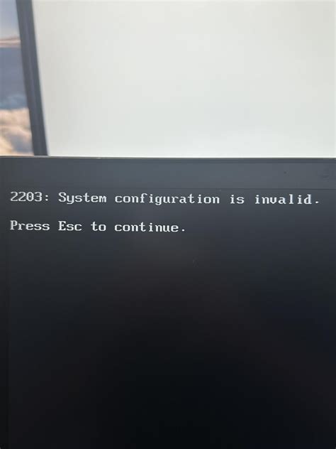 system configuration is invalid lenovo|Any ideas for a fix with for Lenovo T590 .